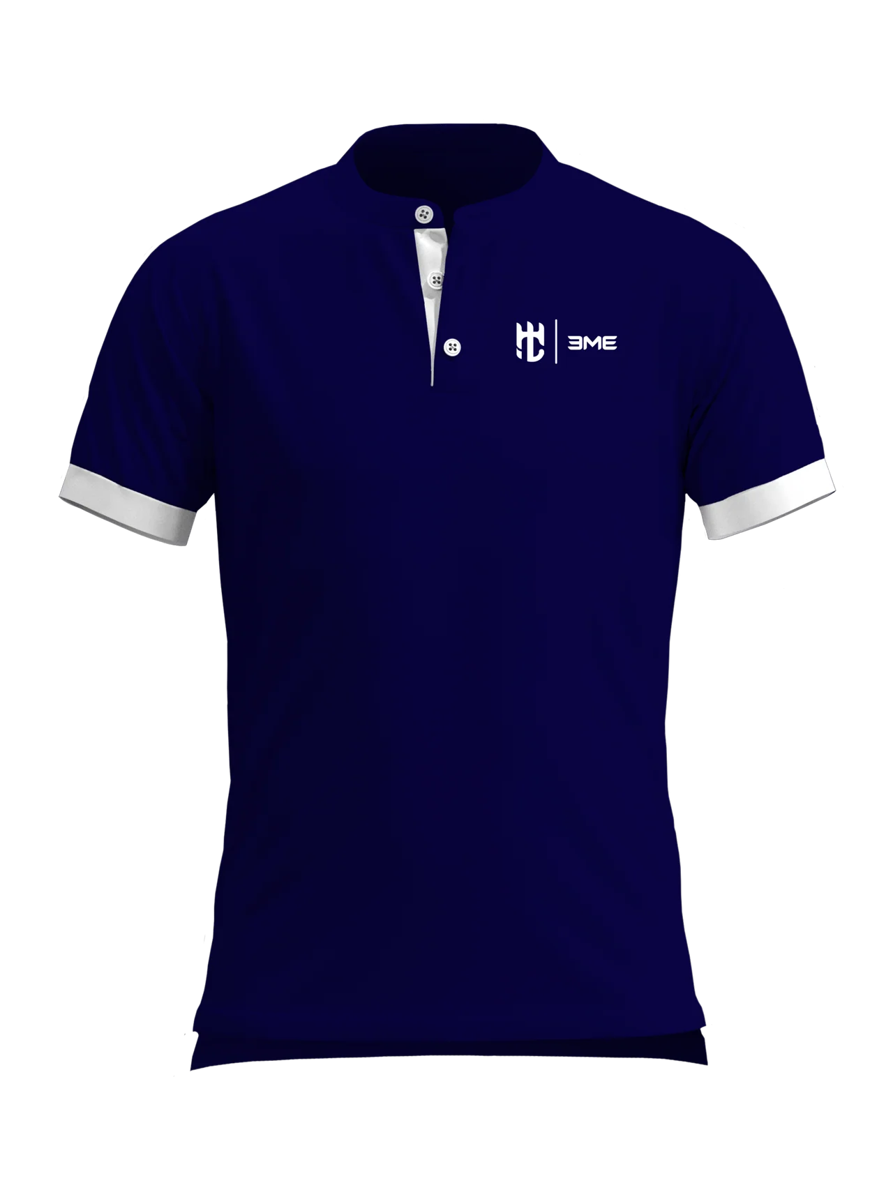 Playera Cuello Mao Botones