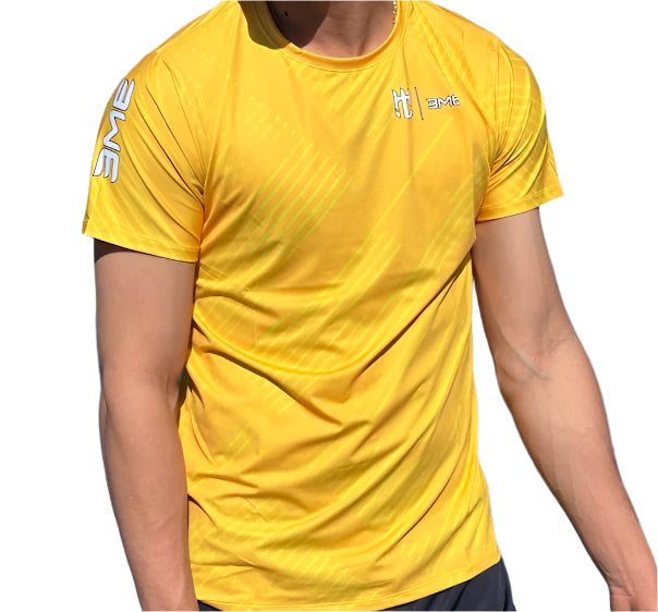 Camisa Eme Cuello redondo amarilla