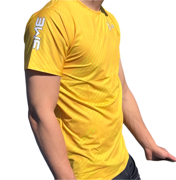 Camisa Eme Cuello redondo amarilla