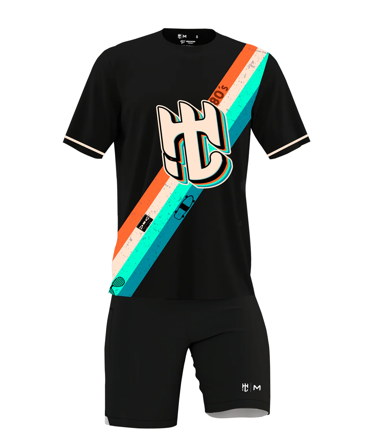 Playera Cuello Redondo 80'S