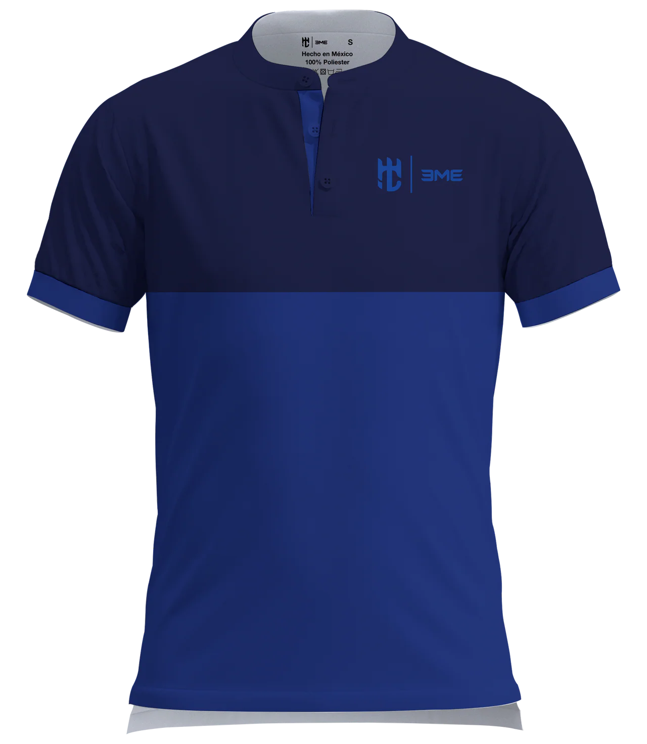 Playera Cuello Mao Botones