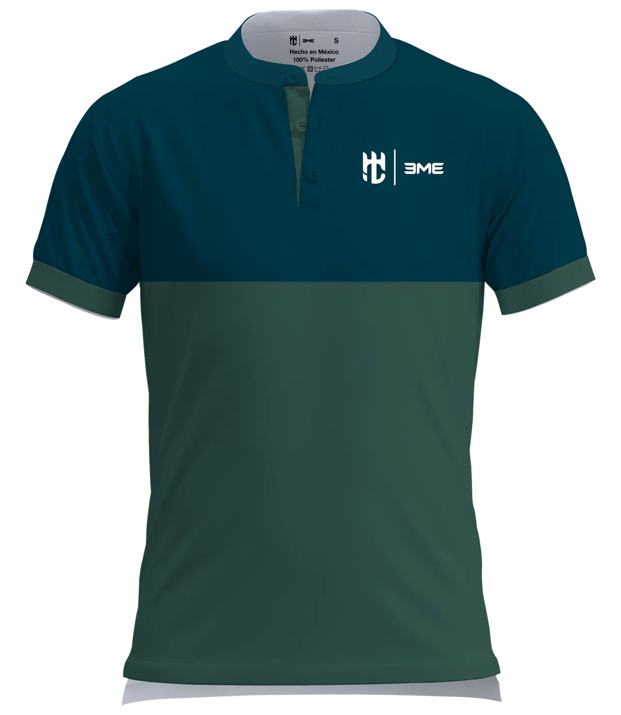 Playera Cuello Mao Botones