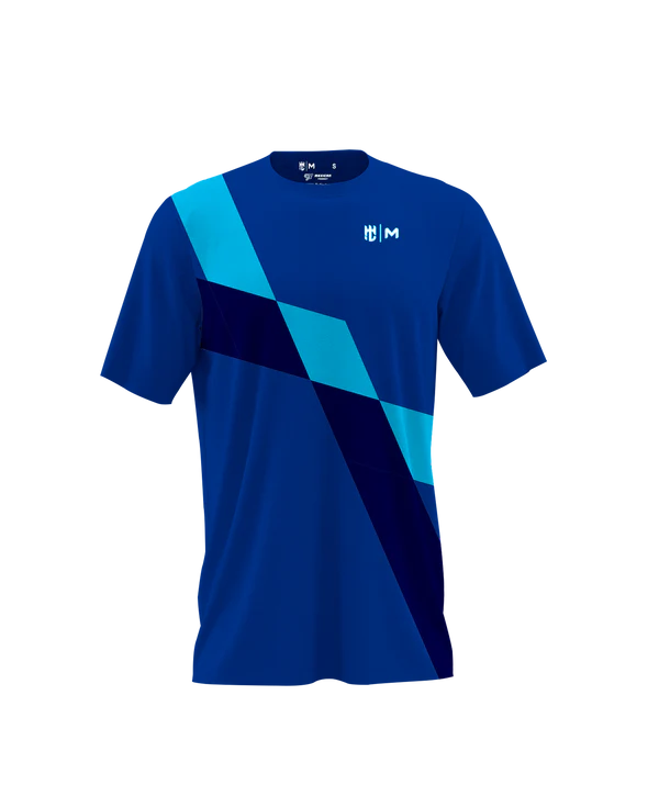 Playera Cuello Redondo Franja Rey