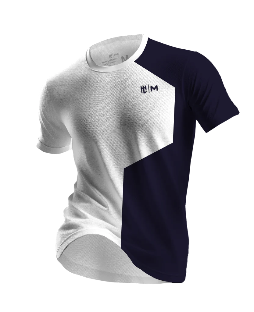 Playera Cuello Redondo Hexagono