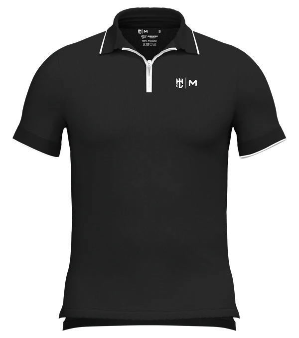 Playera Polo Negra Eme