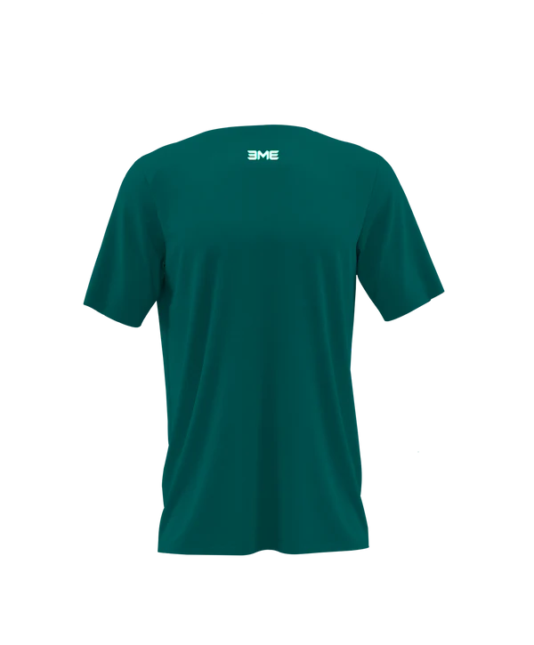 Playera Cuello Redondo Franja Verde