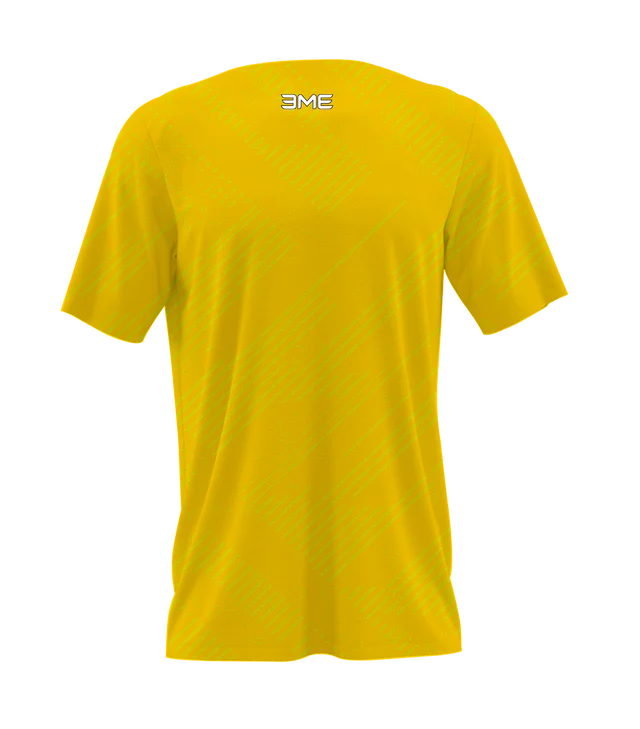 Playera Cuello Redondo Lineas Amarillas