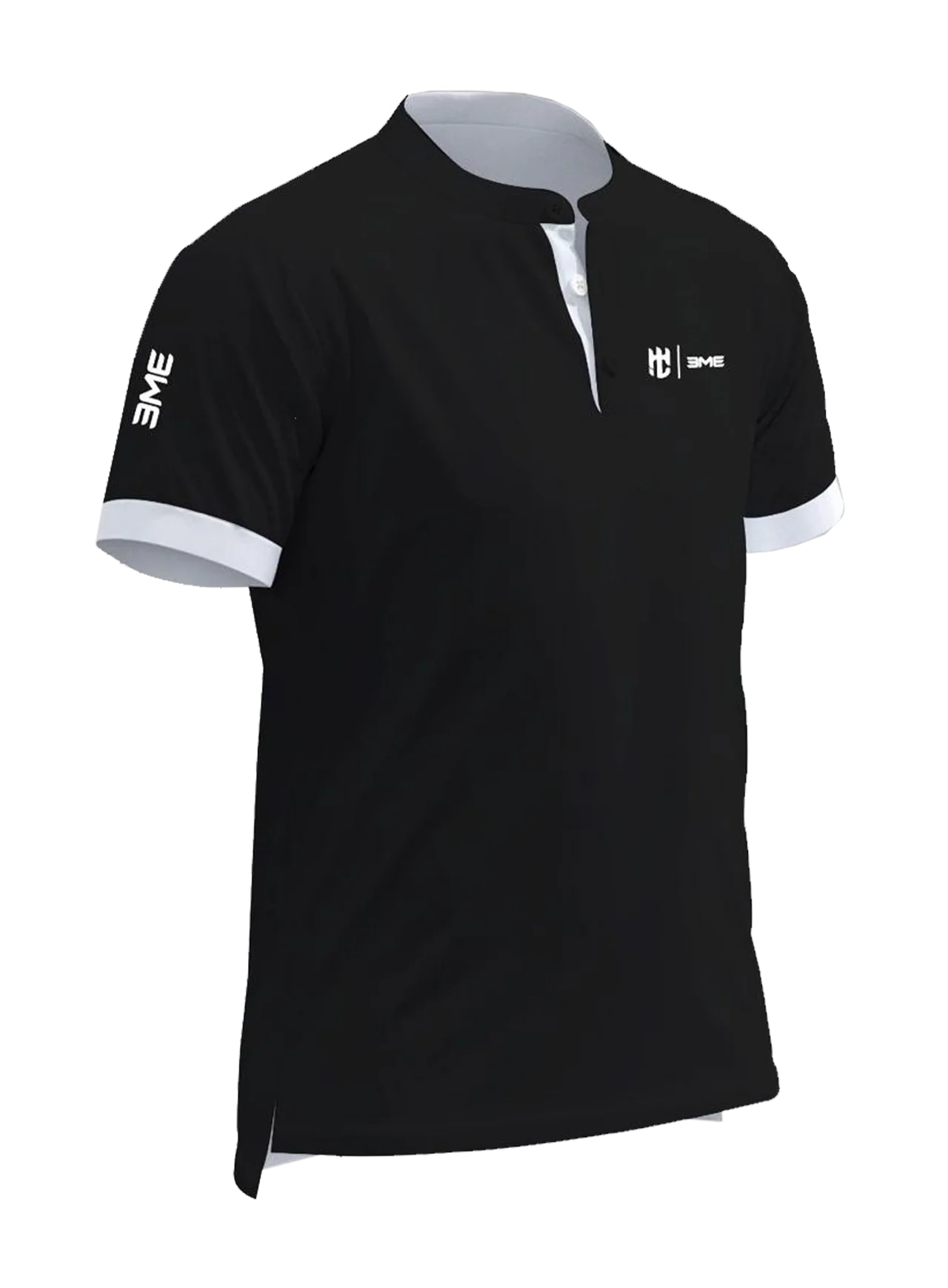 Playera Cuello Mao Botones