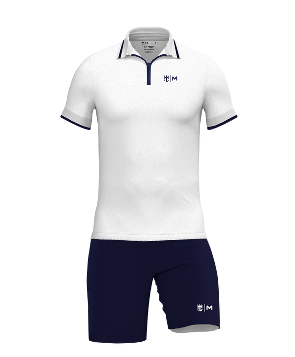 Playera Polo Blanca Eme