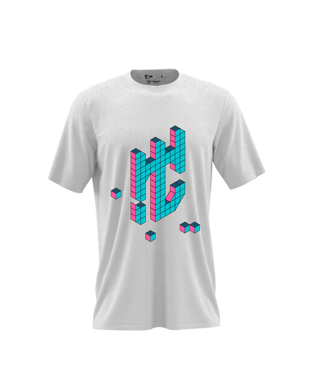 Playera Cuello Redondo Juego Cubos