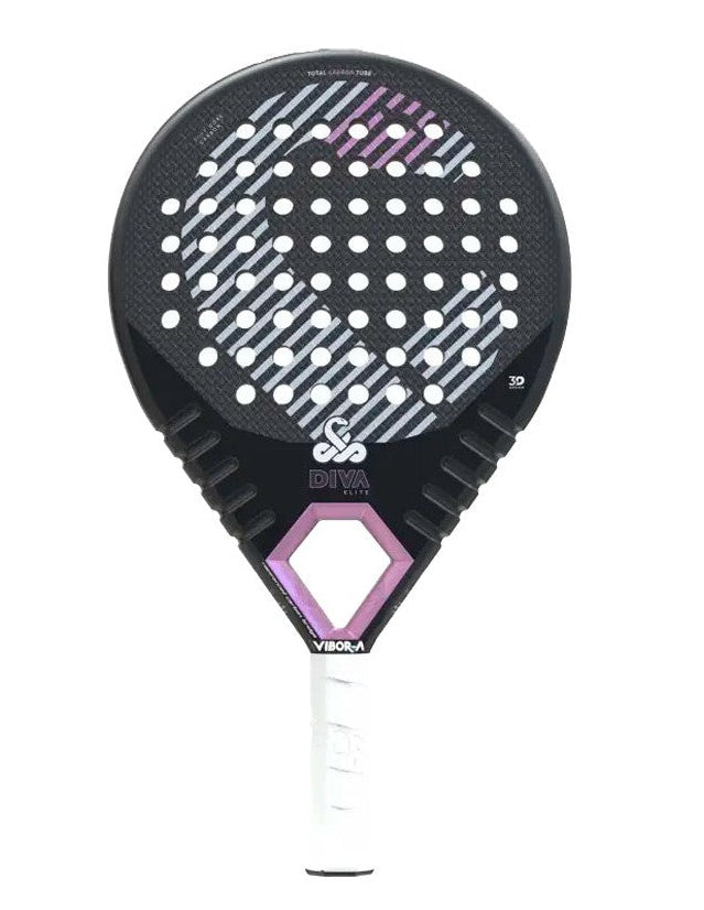 Pala Vibora Diva Elite Negro Y Rosa