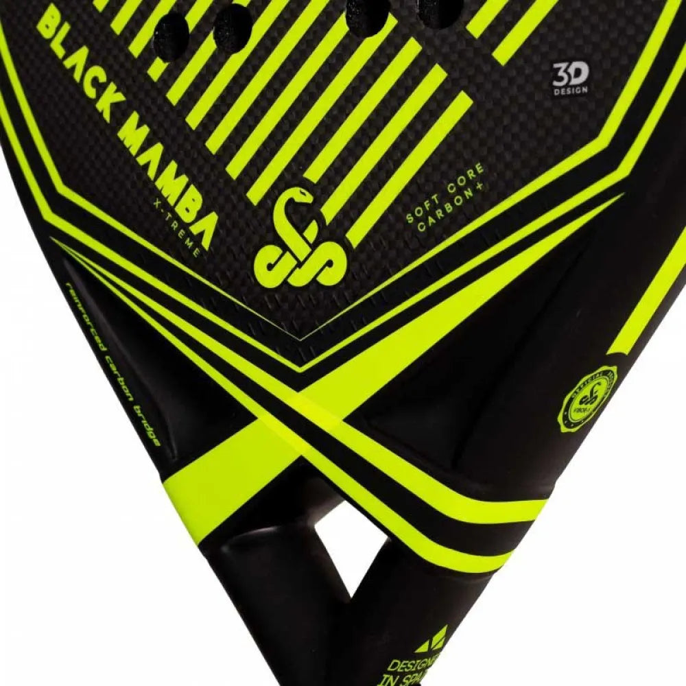 Pala Vibora Black Mamba Xtreme Negro Y Amarillo